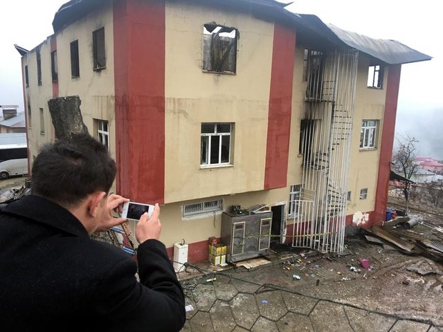 Adana Aladağ İlçesi Yurt Yangını